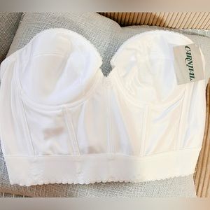 Carnival STRAPLESS mid- bustier bra for WEDDING DRESS!